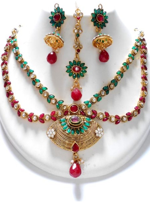 Polki Necklace Set